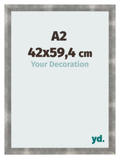 Cadre Photo A2 - 42x59,4 cm - Métal Vintage - MDF - Pisa
