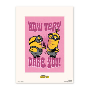 Grupo Erik P30X40cm0445 Print 30X40 cm Minions How Very Dare You | Yourdecoration.fr
