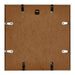 Kent Aluminium Cadre Photo 20x20cm Blanc Brillant Arriere | Yourdecoration.fr