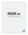 Kent Aluminium Cadre Photo 20x25cm Blanc Brillant De Face Mesure | Yourdecoration.fr