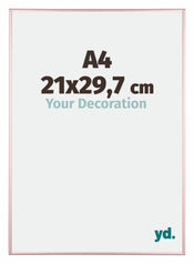 Kent Aluminium Cadre Photo 21x29 7cm A4 Cuivre De Face Mesure | Yourdecoration.fr