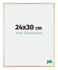 Kent Aluminium Cadre Photo 24x30cm Or De Face Mesure | Yourdecoration.fr