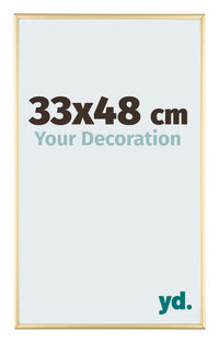 Kent Aluminium Cadre Photo 33x48cm Or De Face Mesure | Yourdecoration.fr