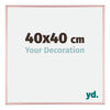 Kent Aluminium Cadre Photo 40x40cm Cuivre De Face Mesure | Yourdecoration.fr