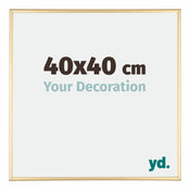 Kent Aluminium Cadre Photo 40x40cm Or De Face Mesure | Yourdecoration.fr