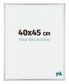 Kent Aluminium Cadre Photo 40x45cm Argent Brillant De Face Mesure | Yourdecoration.fr
