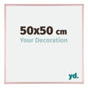Kent Aluminium Cadre Photo 50x50cm Cuivre De Face Mesure | Yourdecoration.fr
