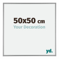 Kent Aluminium Cadre Photo 50x50cm Platine De Face Mesure | Yourdecoration.fr