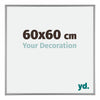 Kent Aluminium Cadre Photo 60x60cm Platine De Face Mesure | Yourdecoration.fr