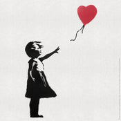 Affiche Art Banksy - Girl with Balloon 50x50cm