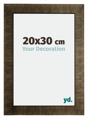 Leeds Bois Cadre Photo 20x30cm Champagne Brosse De Face Mesure | Yourdecoration.fr