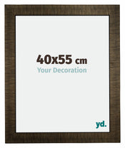 Leeds Bois Cadre Photo 40x55cm Champagne Brosse De Face Mesure | Yourdecoration.fr