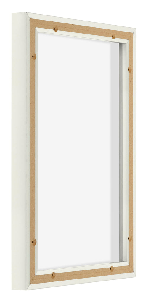 Lyon MDF Baklijst 2 3 Blanc Mat Arriere Oblique | Yourdecoration.fr