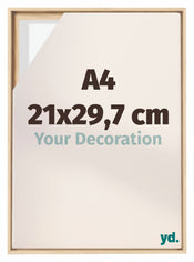 Lyon MDF Baklijst 21x29 7cm A4 Hetre De Face Mesure | Yourdecoration.fr
