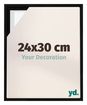 Lyon MDF Baklijst 24x30cm Noir Mat De Face Mesure | Yourdecoration.fr