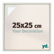 Lyon MDF Baklijst 25x25cm Blanc Mat De Face Mesure | Yourdecoration.fr