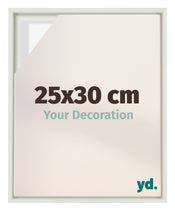 Lyon MDF Baklijst 25x30cm Blanc Mat De Face Mesure | Yourdecoration.fr