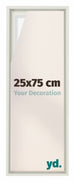 Lyon MDF Baklijst 25x75cm Blanc Mat De Face Mesure | Yourdecoration.fr
