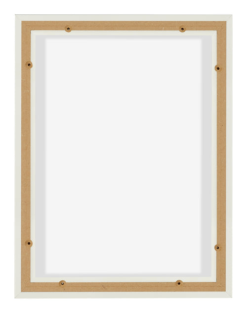 Lyon MDF Baklijst 3 4 Blanc Mat Arriere | Yourdecoration.fr