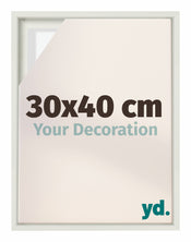 Lyon MDF Baklijst 30x40cm Blanc Mat De Face Mesure | Yourdecoration.fr