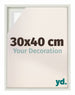 Lyon MDF Baklijst 30x40cm Blanc Mat De Face Mesure | Yourdecoration.fr