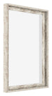 Lyon MDF Baklijst 4 5 Blanc Vintage De Face Oblique | Yourdecoration.fr