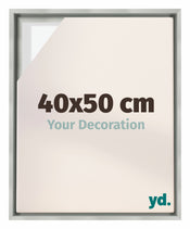 Lyon MDF Baklijst 40x50cm Argent Mat De Face Mesure | Yourdecoration.fr