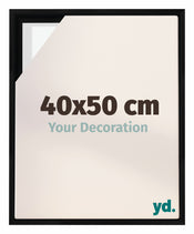 Lyon MDF Baklijst 40x50cm Noir Mat De Face Mesure | Yourdecoration.fr