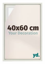 Lyon MDF Baklijst 40x60cm Blanc Mat De Face Mesure | Yourdecoration.fr