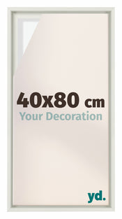 Lyon MDF Baklijst 40x80cm Blanc Mat De Face Mesure | Yourdecoration.fr