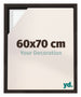 Lyon MDF Baklijst 60x70cm Chene Fonce De Face Mesure | Yourdecoration.fr