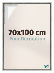 Lyon MDF Baklijst 70x100cm Argent Mat De Face Mesure | Yourdecoration.fr