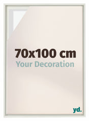 Lyon MDF Baklijst 70x100cm Blanc Mat De Face Mesure | Yourdecoration.fr