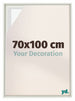 Lyon MDF Baklijst 70x100cm Blanc Mat De Face Mesure | Yourdecoration.fr