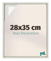 Lyon MDF Cadre Flottant 28x35cm White Wash De Face Mesure | Yourdecoration.fr
