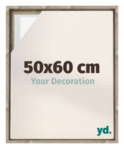 Lyon MDF Cadre Flottant 50x60cm Chene Sonoma De Face Mesure | Yourdecoration.fr