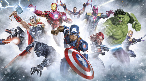 Marvel Avengers Strike Papier Peint DX9 199 | Yourdecoration.fr