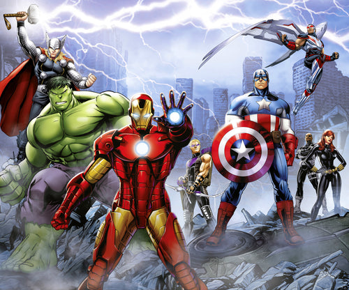 Marvel Avengers Ultimate Warriors Papier Peint DX6 183 | Yourdecoration.fr