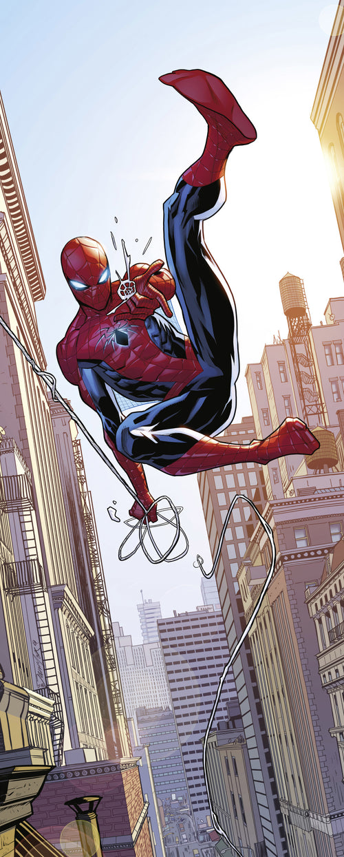 Marvel Spider Man Swinging Papier Peint DX2 232 | Yourdecoration.fr