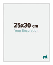 Miami Aluminium Cadre Photo 25x30cm Argent Mat De Face Mesure | Yourdecoration.fr