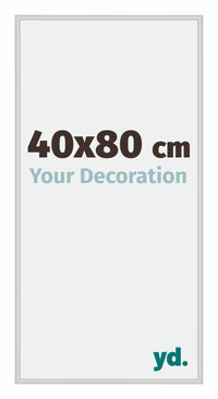 Miami Aluminium Cadre Photo 40x80cm Argent Mat De Face Mesure | Yourdecoration.fr