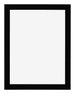 Mura MDF Cadre Photo 18x24cm Noir Brillant De Face | Yourdecoration.fr