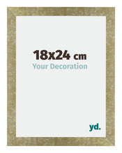 Mura MDF Cadre Photo 18x24cm Or Antique De Face Mesure | Yourdecoration.fr