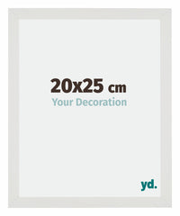 Mura MDF Cadre Photo 20x25cm Blanc Mat De Face Mesure | Yourdecoration.fr