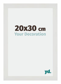 Mura MDF Cadre Photo 20x30cm Blanc Mat De Face Mesure | Yourdecoration.fr