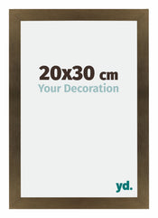 Mura MDF Cadre Photo 20x30cm Bronze Décor De Face Mesure | Yourdecoration.fr