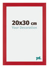 Mura MDF Cadre Photo 20x30cm Rouge De Face Mesure | Yourdecoration.fr