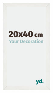 Mura MDF Cadre Photo 20x40cm Blanc Balayé De Face Mesure | Yourdecoration.fr