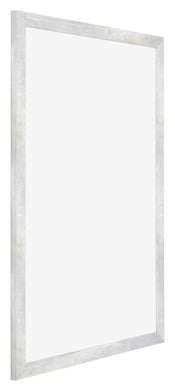 Mura MDF Cadre Photo 21x29 7cm A4 Argent Brillant Vintage De Face Oblique | Yourdecoration.fr