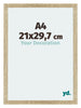 Mura MDF Cadre Photo 21x29 7cm A4 Chêne Sonoma Mesure | Yourdecoration.fr